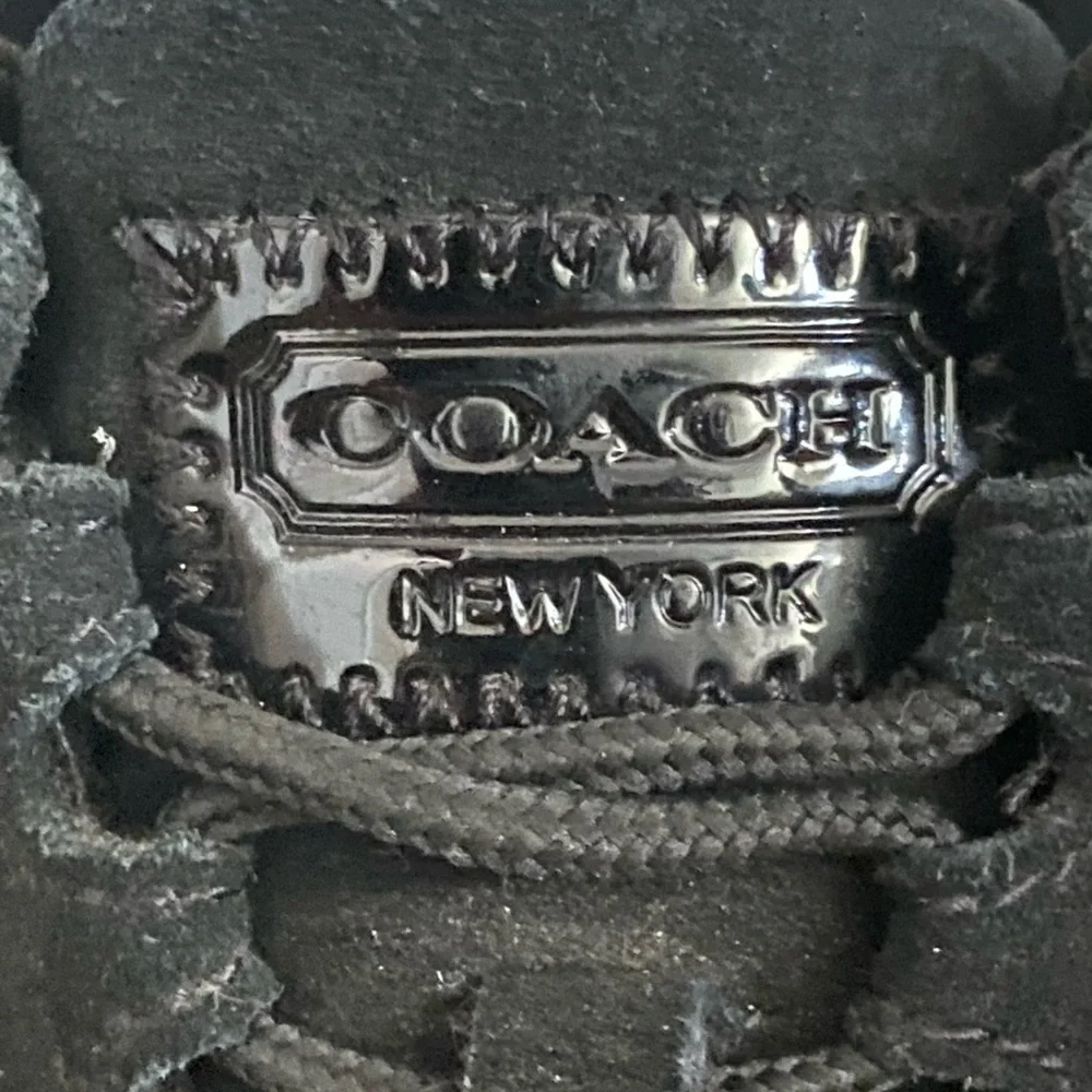 COACH Women's Signature BLACK  Athletic SNEAKERS Shoes~Size 7M~Remonna~ - Picture 6 of 9